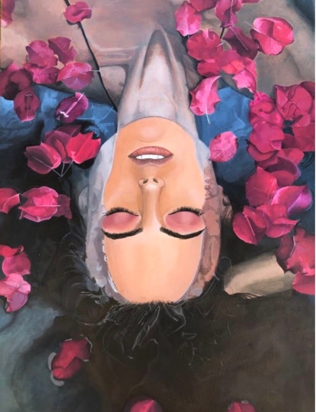 "Submerged" by Shaina Boal, winning artist for the Spring 2020 Teen Issue of Inlandia.